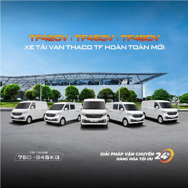 XE TẢI VAN THACO TF HOÀN TOÀN MỚI: GIẢI PHÁP VẬN CHUYỂN HÀNG HÓA TỐI ƯU 24/7