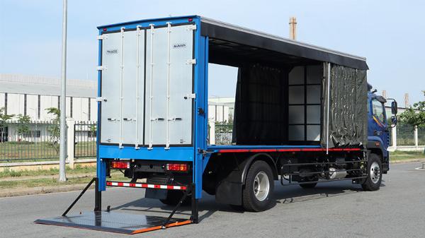 XE TẢI THÙNG KÍN BỬNG NÂNG THACO AUMAN C160 - 9 TẤN